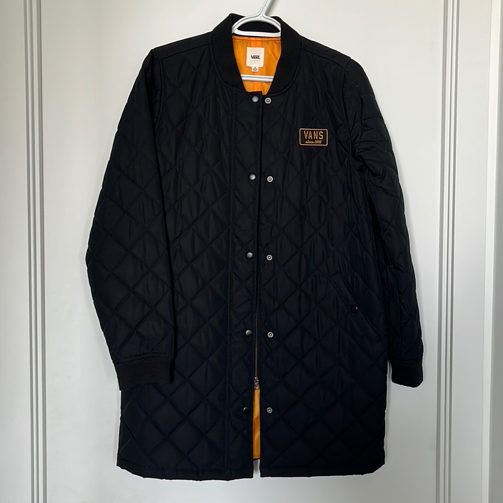 Vans Long Bomber Jacket (Never worn!)